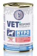 【VET RESPONSE】　ベテリナリーダイエット低アレルギー性（ラビット)　犬用療法食ウエット缶　400g