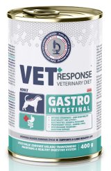 画像: 【VET RESPONSE】　ベテリナリーダイエットガストロインテスティナル（消化器サポート用）犬用療法食ウエット缶　400g