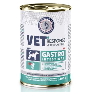 画像: 【VET RESPONSE】　ベテリナリーダイエットガストロインテスティナル（消化器サポート用）犬用療法食ウエット缶　400g