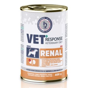 画像: 【VET RESPONSE】　ベテリナリーダイエットリーナル（腎臓サポート用）犬用療法食ウエット缶　400g