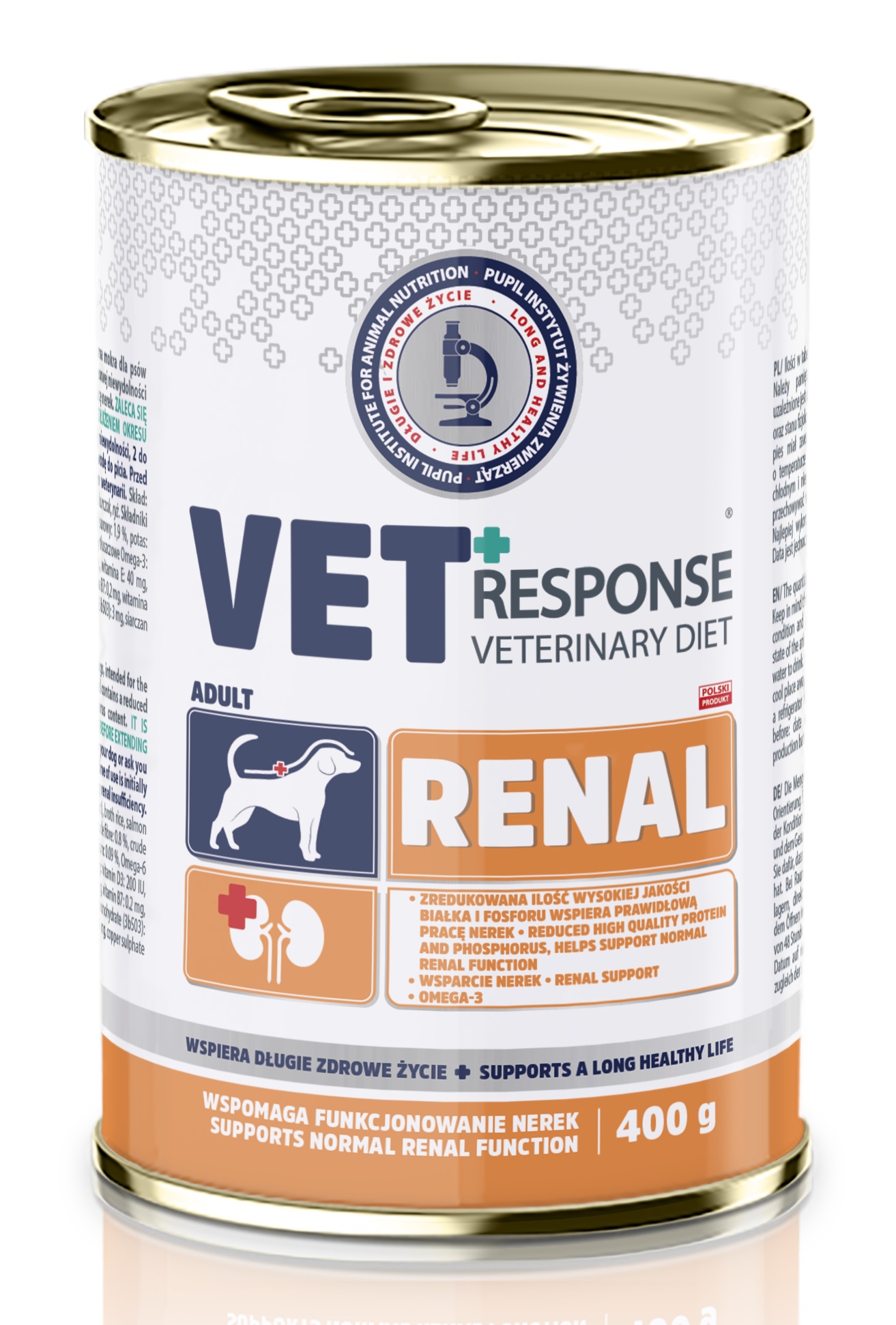 画像1: 【VET RESPONSE】　ベテリナリーダイエットリーナル（腎臓サポート用）犬用療法食ウエット缶　400g